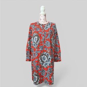 Loft Floral Paisley Shift Dress